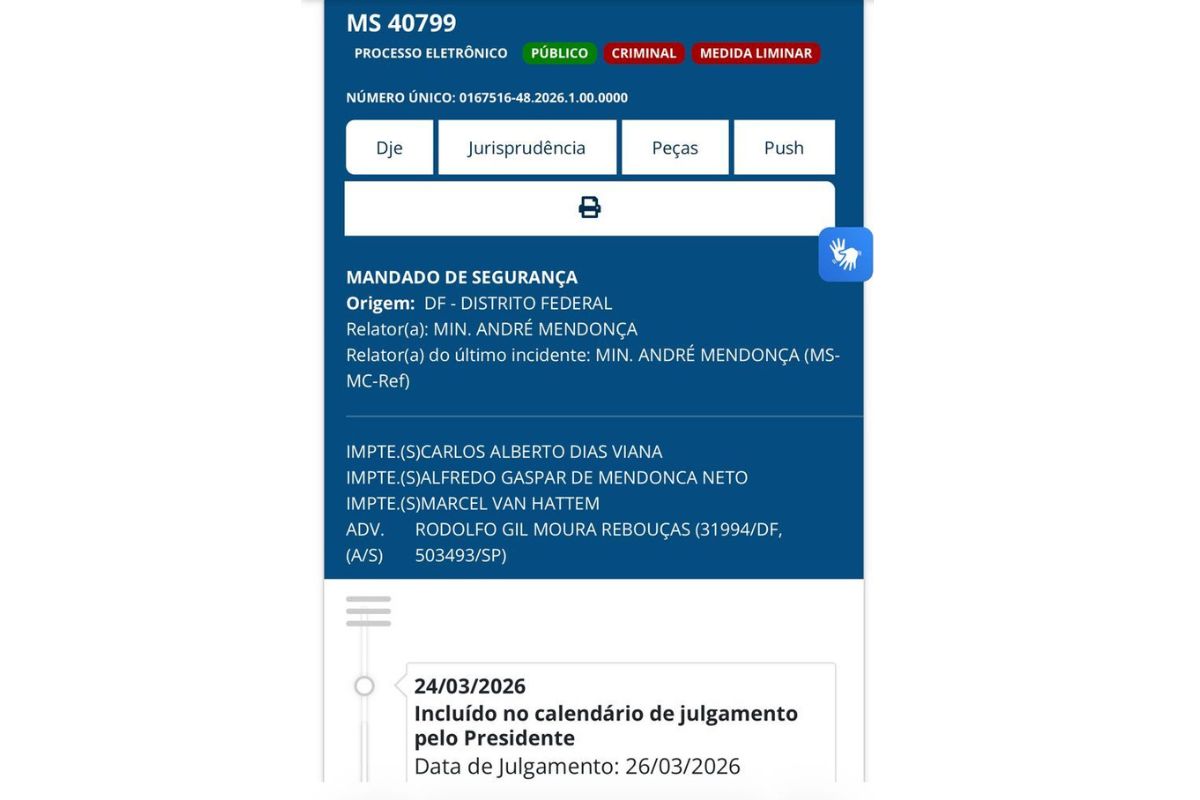 Foto: Reprodução/Portal STF